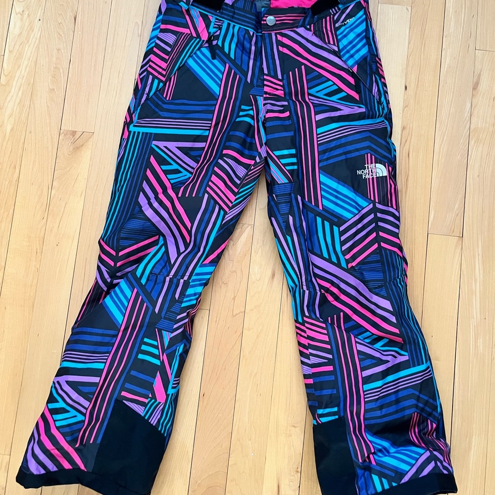 The North Face Black, Purple, Teal and Pink Snow/ski/boarding pants